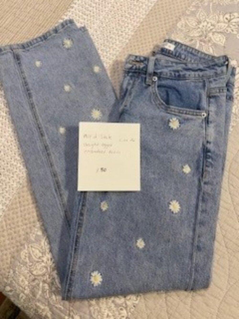 Alt'd State Tali embroidered jeans